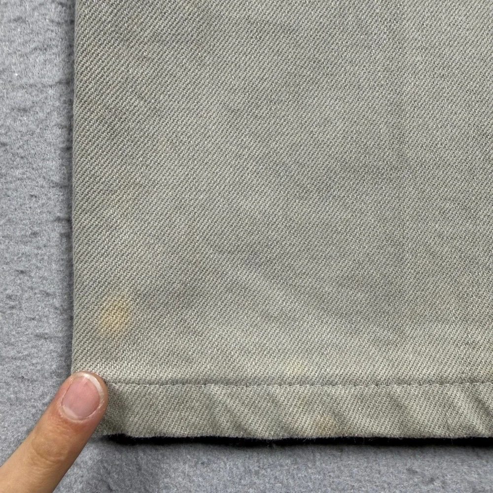 Vintage Levis 501 Straight Leg Tan Khaki Denim Jeans Mens 34x32